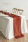 Terracotta Gauze Cheesecloth Table Runner for Fall (Terracotta)